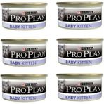 Baby Kitten Yavru Kedi ve Emziren Anne Yaş Kedi Maması 85 Gr. x 6 Adet