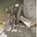 Baby Laurel Organics 70x130 70x120 cm Renkli Floral-Lastikli Çarşaf Takımı