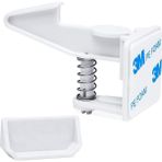 Baby Lock 10 Adet Bebek Çocuk Çekmece Dolap Güvenlik Kilidi Gizli Kilit - Orijinal 3M Çift Taraflı Bant