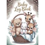Baby Log Book (Hardcover): All-In-One Daily Routine Tracker For Babies & Toddlers Feed, Sleep, Diapers, Activities & Notes