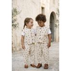 Baby Lory Kids Store Unisex Ayıcıklı Yelek 3lü Takım - Krem