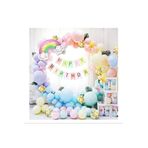 Baby Makaron Renk Balon Zincir Set