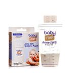 baby mom Anne Sütü Saklama Poşeti Avantajlı Paket 50 Adet