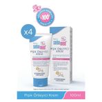 Baby pH5.5 Yoğun Nemlendirici Pantenol İçerikli Koruyucu Bebek Pişik Önleyici Krem 100 ml - 4 Adet