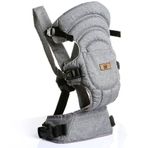 Baby Plus Class Bel Destekli Grey Kanguru