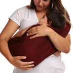 Baby Plus Easy Bebek Ana Kucağı Ev Tipi Sling Bordo Kanguru