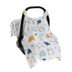 baby plus Müslin Ana Kucağı Ev Tipi Örtüsü - Kaplumbağa Desenli
