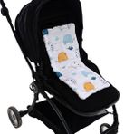 baby plus Müslin Puset Minderi - Kaplumbağa Desenli