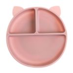 Baby Plus Vakumlu Silikon Lila Mama Tabağı