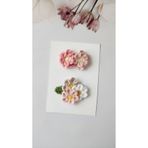 Baby Saçsız bebek tokası 2'li set çiçekli