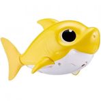 Baby Shark BAH03000-1 Yüzen ve Sesli Figür Sarı Banyo Oyuncağı