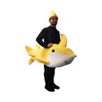 Baby Shark Kostümü Yetişkin Sarı
