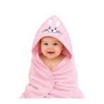 Baby Shez %100 Pamuk Yenidoğan Bebek Kundak Nakışlı Banyo Havlusu
