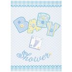 BABY SHOWER DAVETİYE MAVİ 8'Lİ