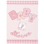 BABY SHOWER DAVETİYE PEMBE 8'Lİ