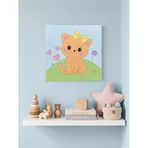 Baby Shower Hediyelik%100 El Yapımı Akrilik Tablo - 20x20 cm Dekoratif Bebek Odası Süsü