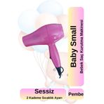 BABY SMALL 1000 W Bebek ve Çocuk Sac Kurutma makinesi Sessiz Çaliştırma Resmi Distribütör Garantili 50 Hz / 60