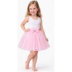 Baby Smile Babysmile Kız Çocuk Tütü Etek - Kabarık Prenses Model Kostüm Eteği - Açık Pembe - 3 Yaş