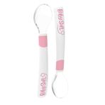 Baby Soft 2'li Silikon Mama Kaşığı Pembe