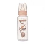 Baby Time BT065 250 ml Krem Silikon Damaklı PP Kulplu Biberon
