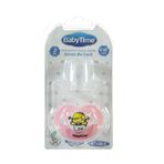 Baby Time Damaklı Mat Emzik 6-18 Ay No:2 Pembe