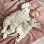 Baby Toys Tavşan Neni Uyku Arkadaşı Müslin ve Amigurimi - Renkli