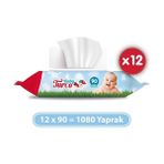 Baby Turco 12x90'lı Zeytinyağlı Islak Mendil