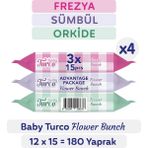 Baby Turco 15'li Flower Bunch Cep Mendili