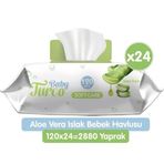 Baby Turco 24x120 Adet Softcare Aloe Vera Islak Bebek Havlusu