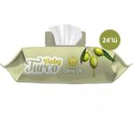 Baby Turco 24x90'lı Zeytinyağlı Islak Mendil
