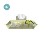 Baby Turco 3x90 Adet 270 Yaprak Zeytinyağlı Plastik Kapaklı Islak Havlu Mendil