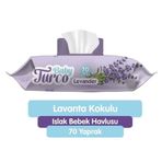 Baby Turco 70 Adet Lavanta Kokulu Islak Bebek Havlusu