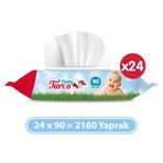 Baby Turco 90'lı 24 Adet Islak Havlu