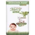 Baby Turco Doğadan Ekonomik Paket Junior 5 Beden Bebek Bezi 40 Adet
