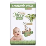 Baby Turco Doğadan No:4 Maxi 20 Adet Bebek Bezi