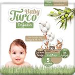 Baby Turco Doğadan No:5 Junior 156 Adet Bebek Bezi