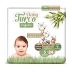 Baby Turco Doğadan No:5 Junior 24 Adet Bebek Bezi