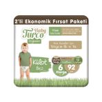 Baby Turco Doğadan No:6 XLarge 92 Adet Külot Bebek Bezi
