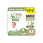 Baby Turco Doğadan Pofuduk No:7 XXLarge 48 Adet Bebek Bezi