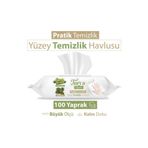 Baby Turco Doğadan Yüzey Temizlik Havlusu 100 Yaprak 12 Adet