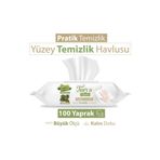 Baby Turco Doğadan Yüzey Temizlik Havlusu 100 Yaprak