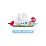Baby Turco Klasik 12x90 Yaprak Islak Havlu Mendil