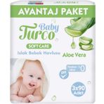 Baby Turco Soft Care Aloe Vera 270 Yaprak Islak Havlu Mendil