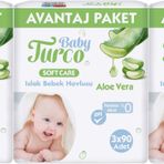 Baby Turco Soft Care Aloe Vera 810 Yaprak Islak Havlu Mendil