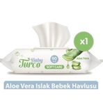 Baby Turco Softcare Aloe Vera 90 Yaprak Islak Bebek Havlusu