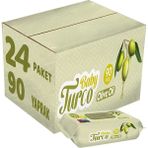 Baby Turco Zeytinyağlı Bebek Islak Mendil 24X90 Adet (5 Adet)