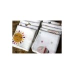 Baby Veil Bebek&Çocuk Ağız Yüz Mendili 10'lu Desenli Set Çift Katlı Müslin Kumaş %100 Pamuk 20x20 CM