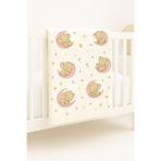 Baby Veil Çift Taraflı Bebek&Çocuk Battaniyesi %100 Pamuk Pazen Desenli 100x120 Cm