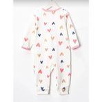 Baby Wings Kız Bebek Fermuarlı Manşetli Mevsimlik Tulum %100 Pamuk - Çok Renkli - 9 Ay