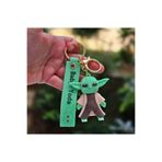 Baby yoda figür anahtarlık Çanta ve Cüzdan Süsü 6.5 CM yoda4